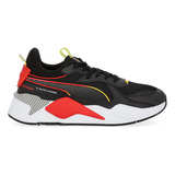 Zapatillas Puma Rs-x 3d Formstrip En Negro Y Rojo