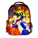 Mochila Dragon Ball 3d Super Goku Vegeta Escolar Primaria Original 