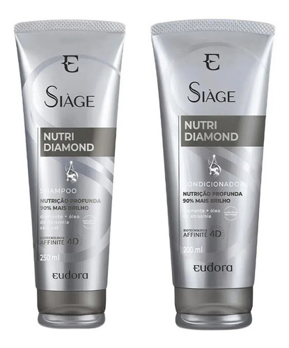 Kit Siàge Nutri Diamond Shampoo + Condicionador - Eudora