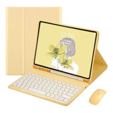 Funda Con Teclado Marca Pboyiqi / Para iPad 10 / Yellow