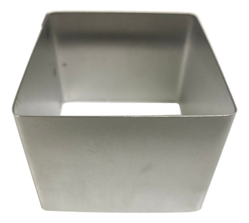 Molde Mini Torta Cintura 6x6 5cm De Alto Acero Inox Pack X 6