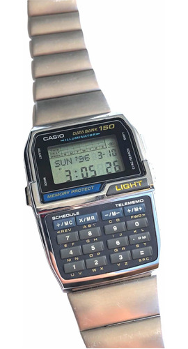 Reloj Casio Data Bank 150 Dbc-1500 Módulo 1477 Colección 96