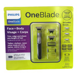 Barbeador Elétrico Philips Norelco Oneblade Face + Body