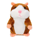 Boneco Hamster Pelúcia Falante 15cm Repete Muito Divertido