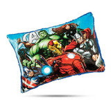 Almohada Avengers Azul Marvel Estandar Poliester Concord