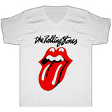 Camiseta Rolling Stones Rock Metal Bca Tienda Urbanoz