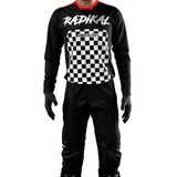 Equipo Conjunto Motocross Radikal Concept 2022 Flag Negro.