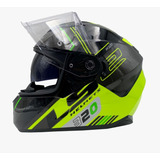 Casco Moto Integral Ls2 320 Strm Evo Sche Bk 7c Hivy Ts Om