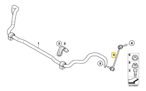 Barra Link / Apoyo Pendular  Bmw E70 3.0 E71  X6 35ix  Foto 2