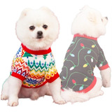 Disfraz De Chirstmmas Para Perros Suéter De Navidad