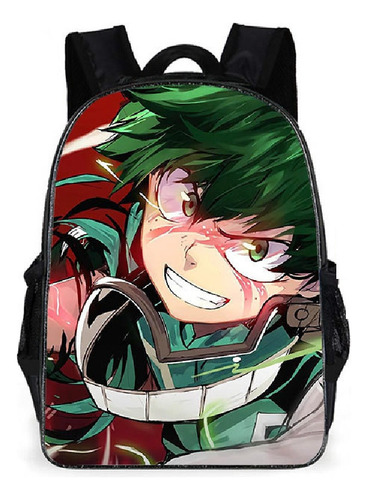 Conjunto De Três Peças De Mochila Hero Academia .