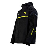 Campera Liviana Rpm Negro/amarillo T:l-bmmotopartes