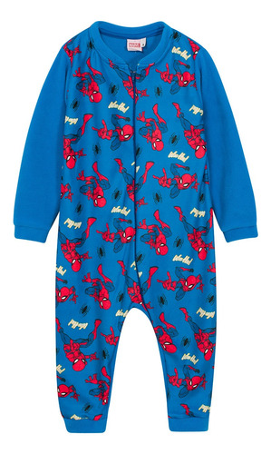 Pijama Entero Niños Spiderman Talle 4 A 10 Orig. Marvel®