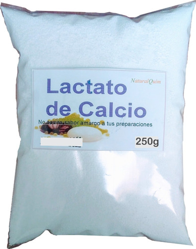 Lactato De Calcio X 250g, Alta Calidad