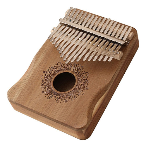 17 Teclas Kalimba Pulgar Dedo Africano Piano Madera Kalimb