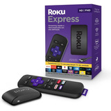 Roku Express Streaming Player Full Hd Hdmi Usb Com Controle