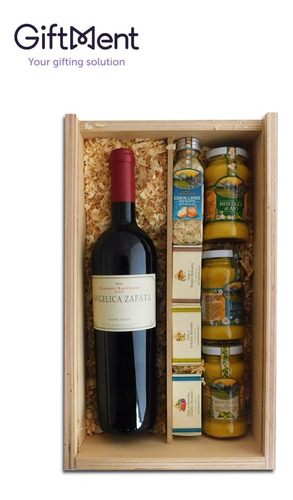 Caja De Vinos Angélica Zapata Gourmet-regalos Empresariales