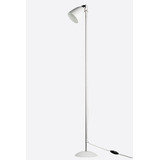 Lámpara Pie Blanca 127cm Luz Living Led Clásica Carlos Ikon