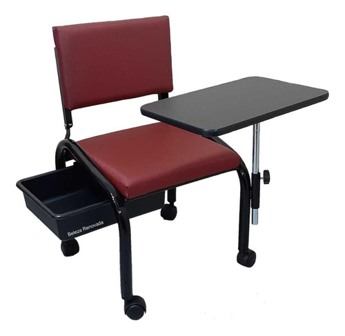 Cadeira Cirandinha Para Pedicure Com Rodinhas Mbm
