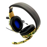 Headset Gamer P2 Camuflado C/ Microfone Ps4/ X-one Celular