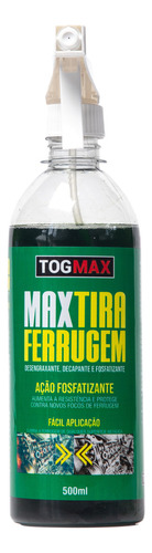 Removedor De Ferrugem Oxidação, Corrosão 500ml 3 Em 1 Togmax