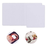 Pack 10 Mouse Pad Blanco Para Sublimación 240 X 200 X 3 Mm