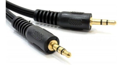 Pack X5 Cable Auxiliar Mini Plug 3.5 Mm Macho 1 Metro Audio
