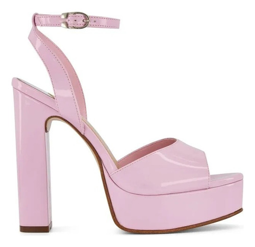 Sandalia Plataforma Andrea Mujer Rosa 3353622