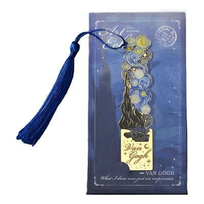 Separador De Libros Marcapagina Metalico Creativo Divertido Color Azul Acero | MercadoLibre