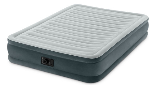 Cama De Aire Intex Comfort De Felpa Con Bomba Y Altura De 33