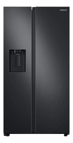 Geladeira Samsung Side By Side Rs60 602l Black Inox Look