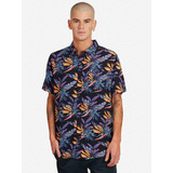 Camisa Birds Of Prey Short Sleeve Shirt Multicolor Volcom