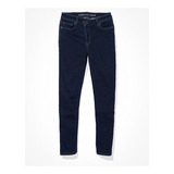 Mom Jean Stretch American Eagle Tinta Oscura