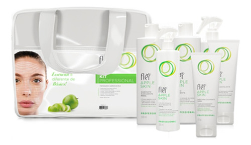 Kit Facial Apple Skin Professional - 06 Produtos - Flér