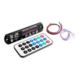 Reproductor Mp3 M011 Con Lector Sd Fm Bluetooth 12v