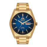 Relógio Orient Masculino Automático Azul F49gg013 D1kx