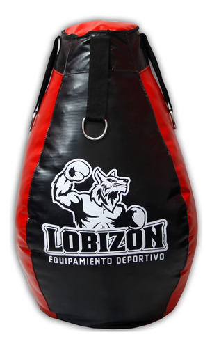 Bolsa Boxeo Gota Pera 70x40cm Profesional Relleno Incluido