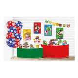 Kit Festa Super Mario - Decoração De Aniversário