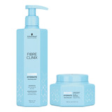 Schwarzkopf Fibre Clinix Kit Hydrate Shampoo + Máscara