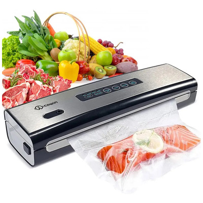 Empacadora Al Vacío Selladora Máquina Selladora Al Vacío, Vacío continuo hasta 50 veces, 60KPA Vacío automático y fuerte succión, ideal para la conservación de alimentos, sistema de sellado eficiente | Meses sin interés