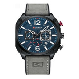 Reloj Para Hombre Curren 8398 Con Correa De Piel.