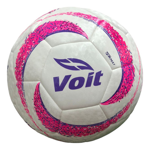 Balón De Futbol Voit Tempest Ss300 Hibrido Tamaño #5 Rosa