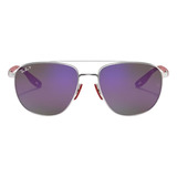 Óculos De Sol Ray-ban Prata Ferrari 0rb3659m F031h0