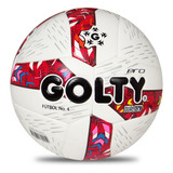 Balón Fútbol Golty Pro Dualtech Ii No.4-blanco/rojo