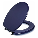 Tapa Asiento Para Baño Para Sanitario Color Azul Oscuro