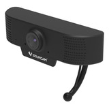 Webcam Camara Web Para Pc Usb Hd 1080p Con Microfono Color Negro