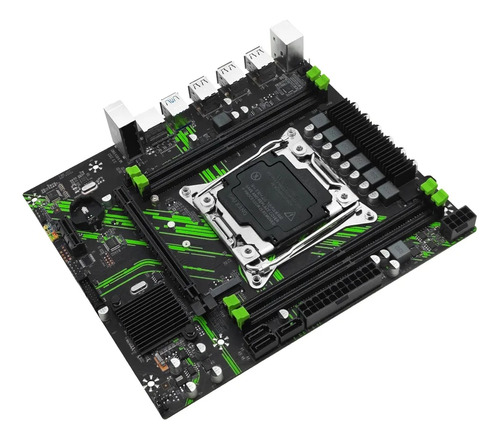 Placa Mae Machinist Pr9 X99 Micro Atx Black Green Xeon