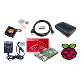 Kit Raspberry Pi3 Model B+, Fonte + Case+dissipador+cooler