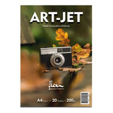 Resma A4 Foto Glossy Brillante 100h 200g Fotografico Art-jet Color Blanco