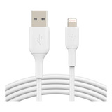 Cable Lightning Para iPhone & iPad Color Blanco - Belkin